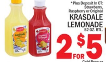 C Town Krasdale lemonade offer