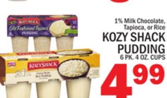 C Town Kozy shack pudding offer