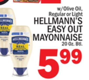 C Town Hellmann's easy out mayonnaise offer