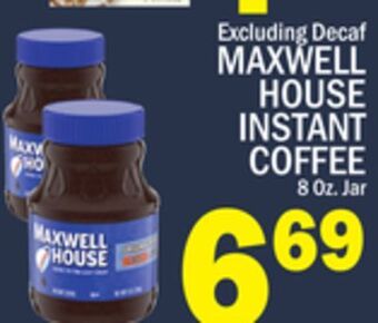 C Town Maxwell house instant coffee offer