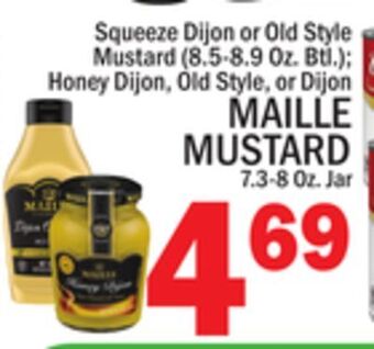 C Town Maille mustard 7.3-8 oz. jar offer
