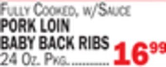C Town Pork loin baby back ribs offer