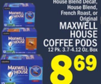 C Town Maxwell house coffee pods offer