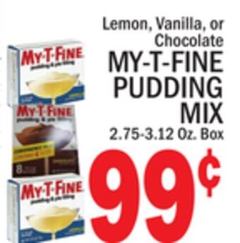 My-t-fine pudding mix