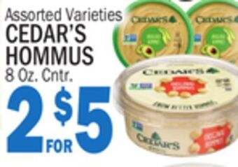 C Town Cedar's hommus offer