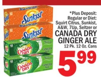 C Town Canada dry ginger ale offer