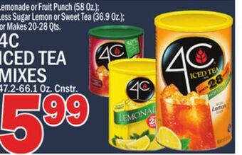 C Town 4c iced tea mixes 47.2-66.1 oz. cnstr. offer