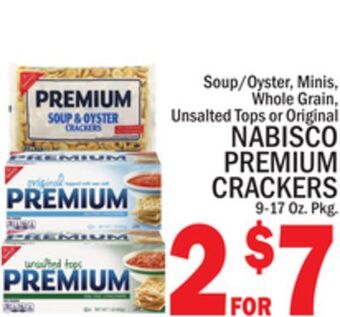 C Town Nabisco premium crackers offer