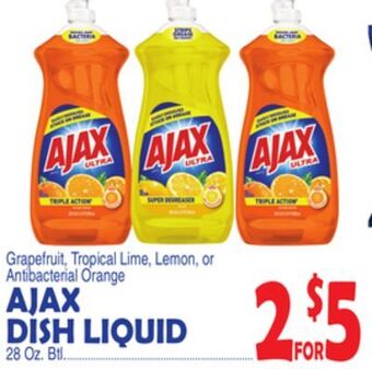 Bravo Supermarkets Ajax dish liquid offer
