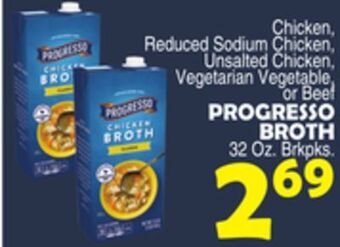 Bravo Supermarkets Progresso broth offer