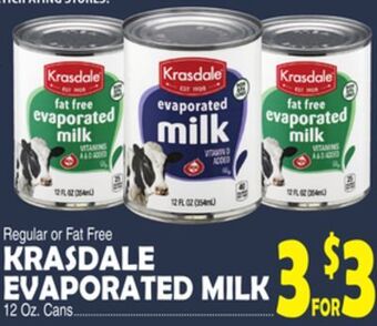 Bravo Supermarkets Krasdale evaporated milk offer