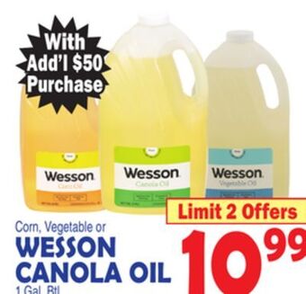 Bravo Supermarkets Wesson canola oil offer