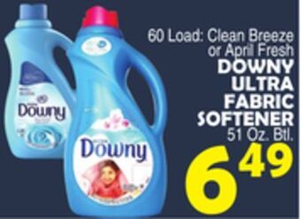 Bravo Supermarkets Downy ultra fabric softener offer