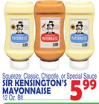 Bravo Supermarkets Sir kensington's mayonnaise offer