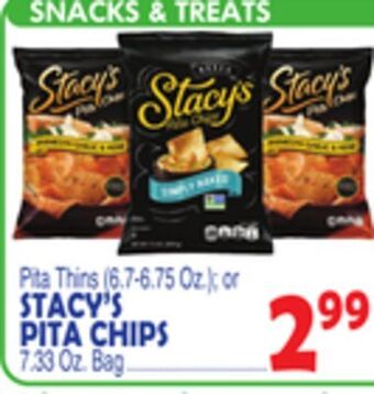 Bravo Supermarkets Stacy's pita chips offer