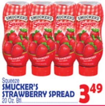 Bravo Supermarkets Smucker's strawberry spread offer