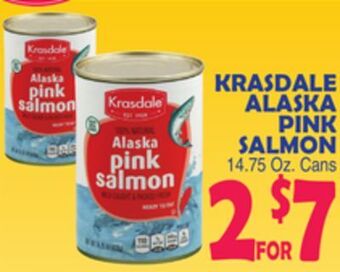 Bravo Supermarkets Krasdale alaska pink salmon offer