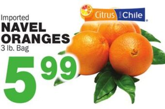Bravo Supermarkets Navel oranges offer