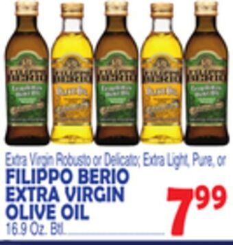 Bravo Supermarkets Filippo berio extra virgin olive oil offer