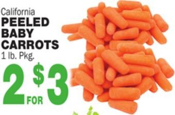 Bravo Supermarkets Peeled baby carrots offer