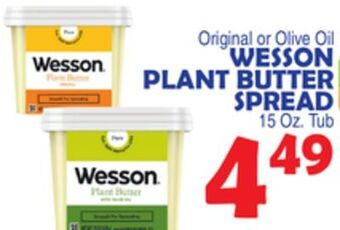 Bravo Supermarkets Wesson plant butter spread offer