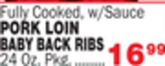 Bravo Supermarkets Pork loin baby back ribs offer
