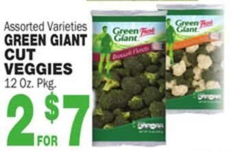 Bravo Supermarkets Green giant cut veggies offer