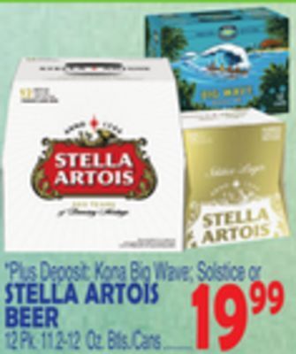 Bravo Supermarkets Stella artois beer offer