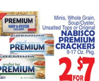 Bravo Supermarkets Nabisco premium crackers offer