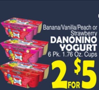Bravo Supermarkets Danonino yogurt offer