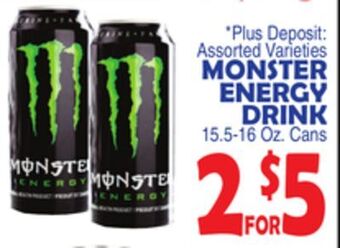 Bravo Supermarkets Monster energy drink offer
