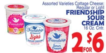 Bravo Supermarkets Friendship sour cream offer