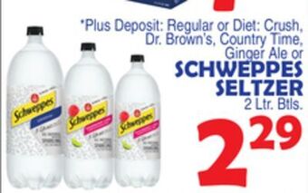 Bravo Supermarkets Schweppes seltzer offer