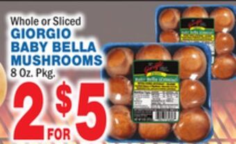 Bravo Supermarkets Giorgio baby bella mushrooms offer