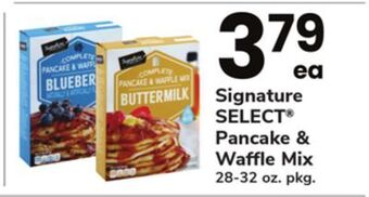 ACME Signature select® pancake waffle mix offer