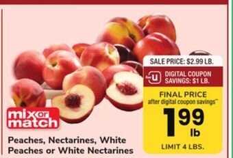 ACME Peaches, nectarines, white peaches or white nectarines offer