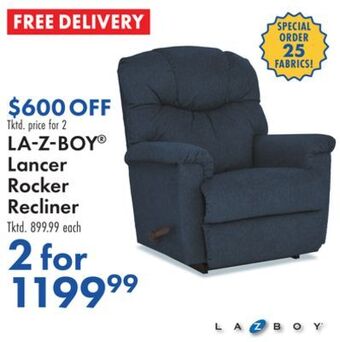 Boscov's La-z-boy® lancer rocker recliner offer