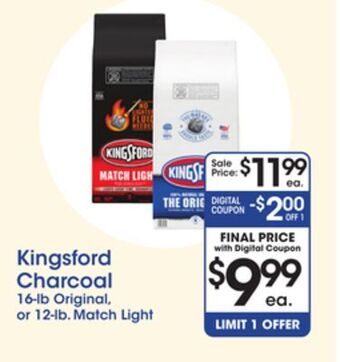 Price Rite Kingsford charcoal offer
