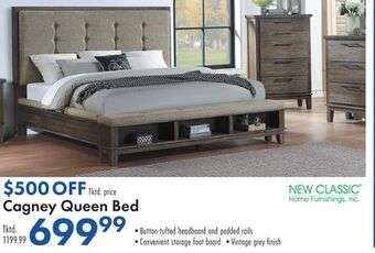 Boscov's Cagney queen bed offer