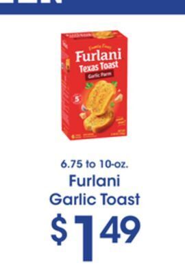 Price Rite Furlani garlic toast offer