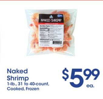 Price Rite Naked shrimp offer