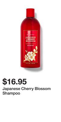 Bath & Body Works Japanese cherry blossom shampoo offer