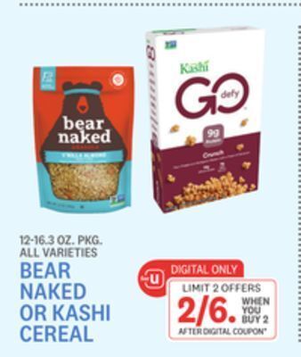 Kings Food Markets Bear naked or kashi cereal offer