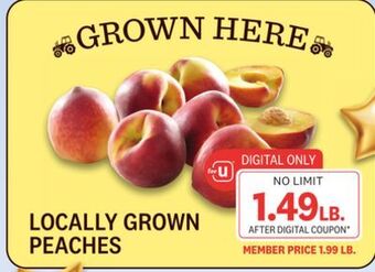 Kings Food Markets Locally grown peaches offer