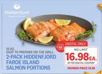 Kings Food Markets 2-pack hiddenfjord faroe island salmon portions offer