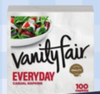 Kings Food Markets Vanity fair napkins offer