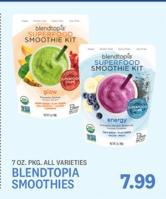 Kings Food Markets Blendtopia smoothies offer