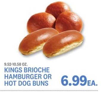 Kings Food Markets Kings brioche hamburger or hot dog buns offer