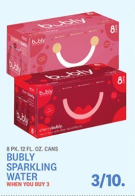 Kings Food Markets Bubly sparkling water offer