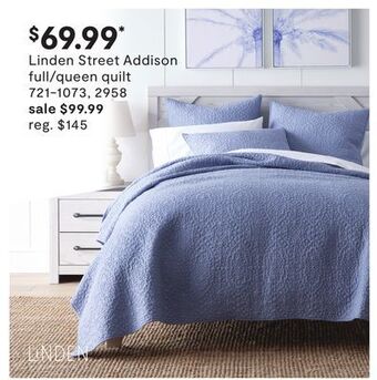 JC Penney Linden street addison full/queen quilt offer
